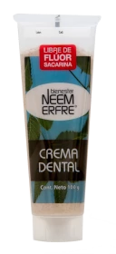 Crema Dental Artesanal de Corteza de Neem/Pasta dental sin fluor/Crema dental sin fluor